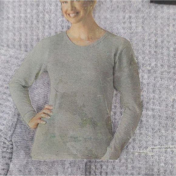 SIMPLY BASIC Women's Long Sleeve Thermal Underwear Top XL - Picture 1 of 5